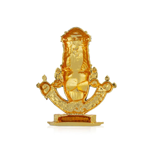 Giri Balaji Murti Multicolour Stone Balaji Idol/ Gold Polish Balaji Statue For Car